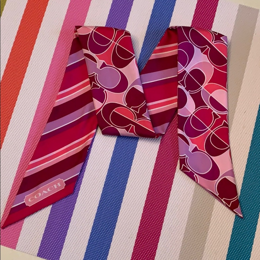 Coach Signature Silk Scarf